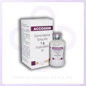 Accogem Gemcitabina 1g solución inyectable. Accord