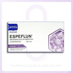 Espeflun Micofenolato de mofetilo 500 mg con 50 tabletas -RAAM