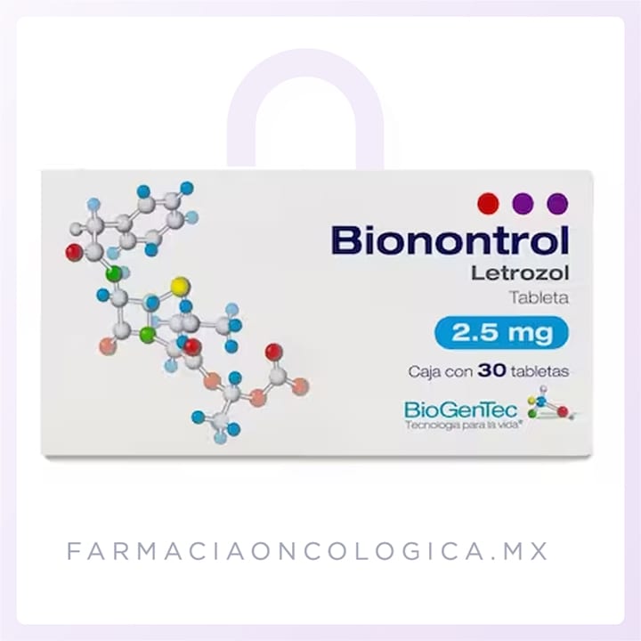 Bionontrol 2.5 mg – Letrozol Caja con 30 tabletas