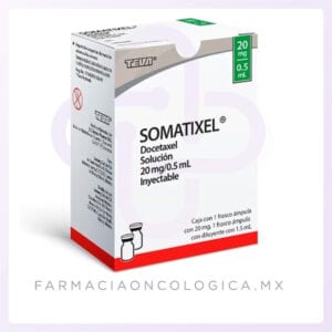 Somatixel Docetaxel 20Mg/0.5mL solución inyectable. Teva