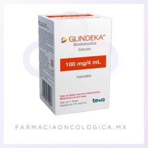 Glindeka Bendamustina 100mg/4mL solución inyectable. Teva