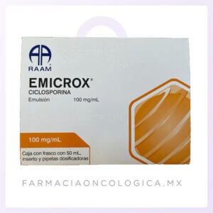 Emicrox – Ciclosporina Emulsión Oftálmica 10 g/100 mL – RAAM