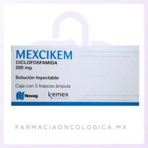 Mexcikem Ciclofosfamida 200mg con 5 frascos ámpula - Novag