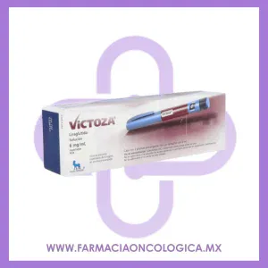 Victoza Liraglutida 6mg/mL Caja con 2 Plumas Prellenadas.