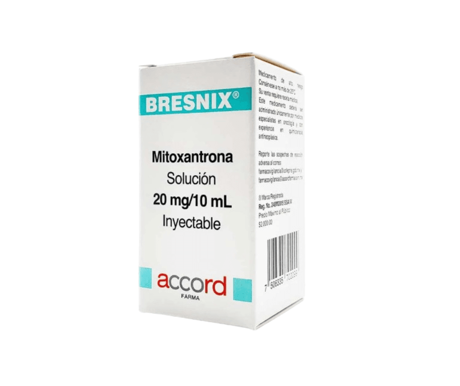 Bresnix Mitoxantrona 20 mg10 mL Solución inyectable Accord Healthcare