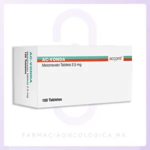 AC-VONDA Metotrexato 2.5mg caja con 30 tabletas. Accord