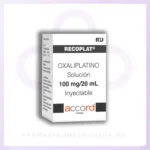 Recoplat Oxaliplatino 100mg/20mL solución inyectable. Accord. - Alta especialidad
