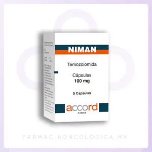 Niman Temozolomida 100 mg frasco con 5 cápsulas. Accord. - Alta especialidad