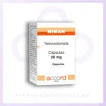 Niman Temozolomida 20 mg frasco con 5 cápsulas. Accord. - Alta especialidad