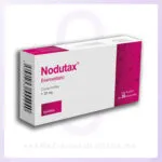 Nodutax Exemestano 25mg caja con 30 tabletas. Synthon.
