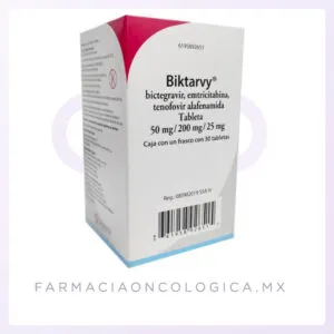 Biktarvy – Bictegravir, Emtricitabina y Tenofovir Caja con 30 tabletas