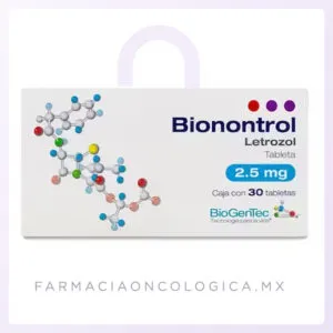 Bionontrol 2.5 mg – Letrozol Caja con 30 tabletas