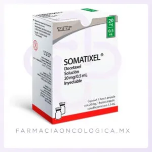 Somatixel Docetaxel 20Mg/0.5mL solución inyectable. Teva