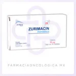 Zurimacin 25mg Exemestano caja con 30 tabletas. Zurich.