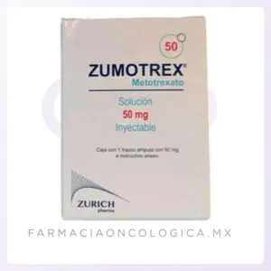 Zumotrex Metotrexato 50Mg caja con 1 frasco ámpula. Zurich