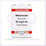 Traxacord Metotrexato 50mg/2 mL solución inyectable. Accord. Alta especialidad