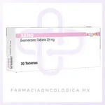Xenq 25mg Exemestano caja con 30 tabletas. Accord. - Alta especialidad
