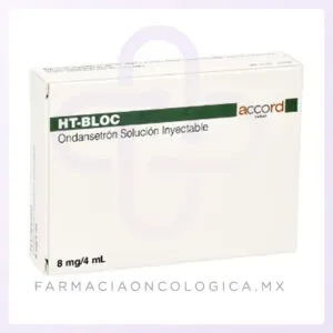 HT-Bloc 8mg/4mL  caja con 3 frascos ámpulas inyectable Accord