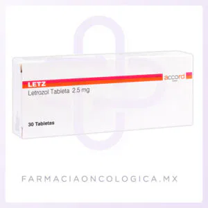 Letz 2.5 mg – Letrozol Caja con 30 tabletas