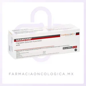 Granuven Filgrastim 300mcg caja con 5 jeringas prellenadas Accord