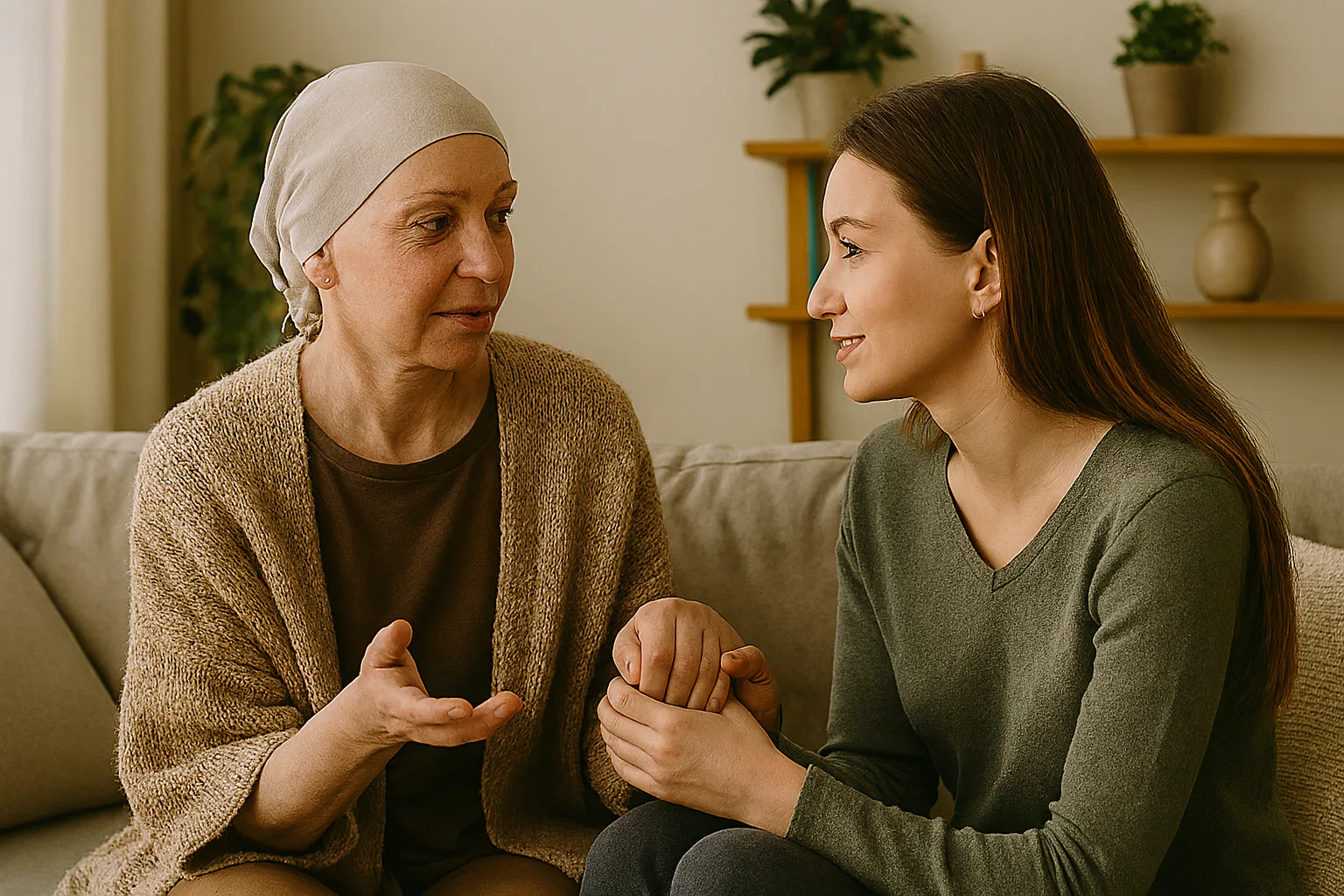 Cómo hablar del cáncer con tu familia y amigos