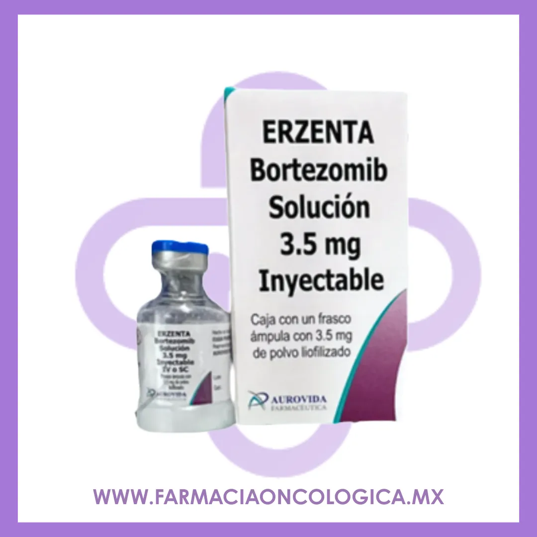 Erzenta Bortezomib 3.5 mg - Solución inyectable. Aurovida.