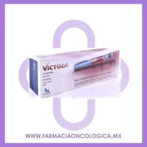 Victoza Liraglutida 6mg/mL Caja con 2 Plumas Prellenadas.